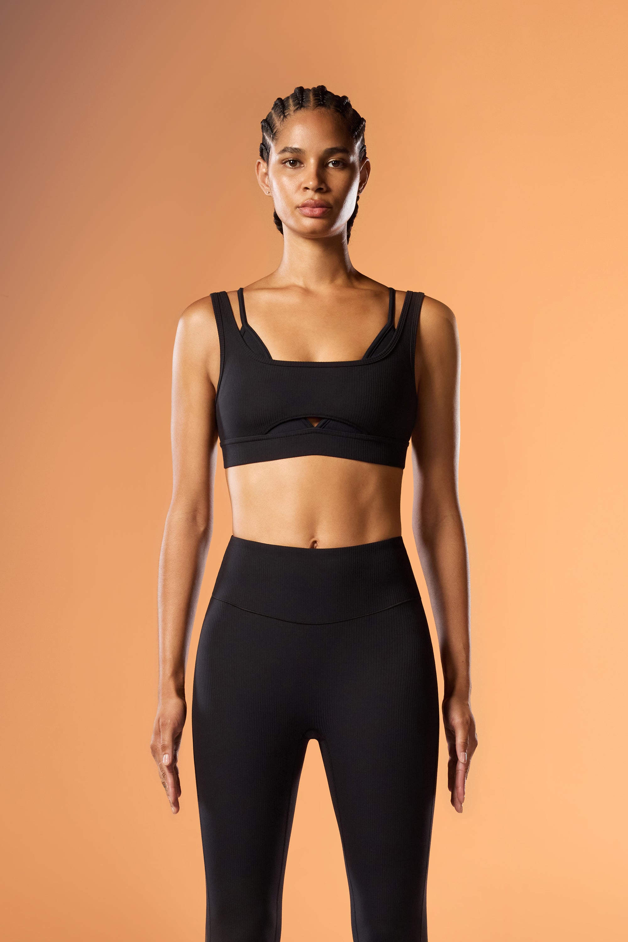 ButterEase™ Layered Bra - Black