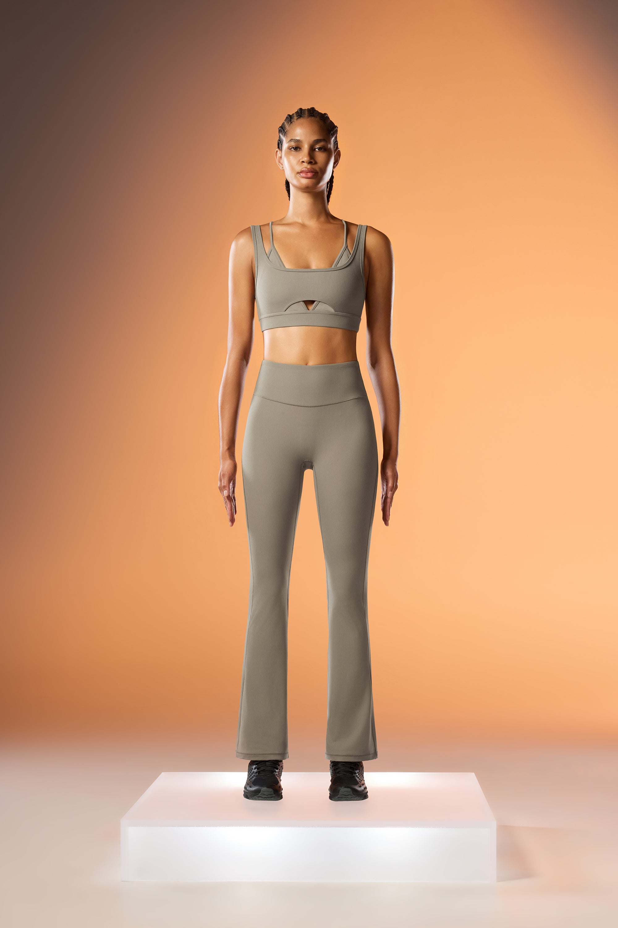 ButterEase™ Flare Legging - Fog Brown