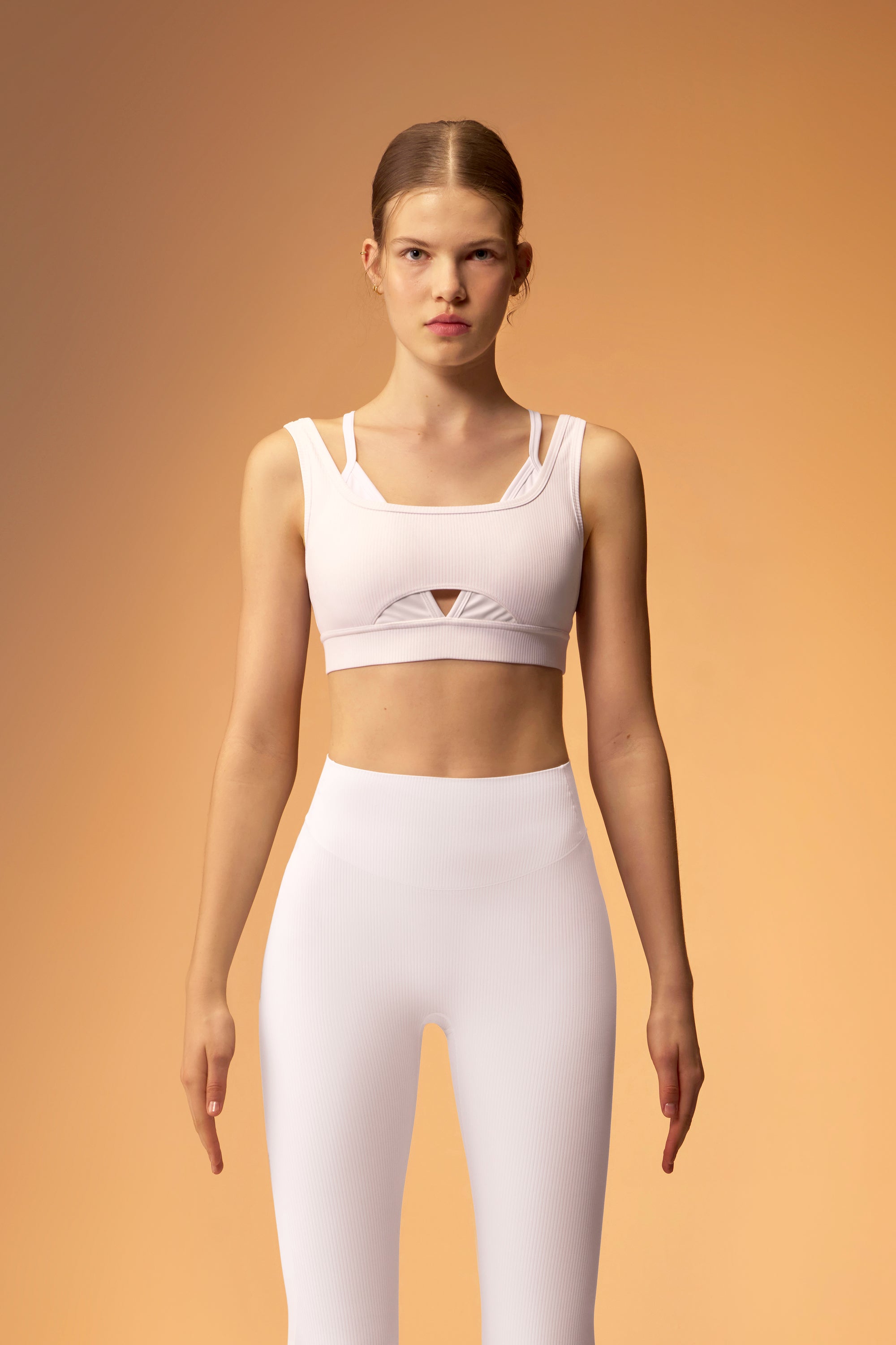ButterEase™ Layered Bra - White