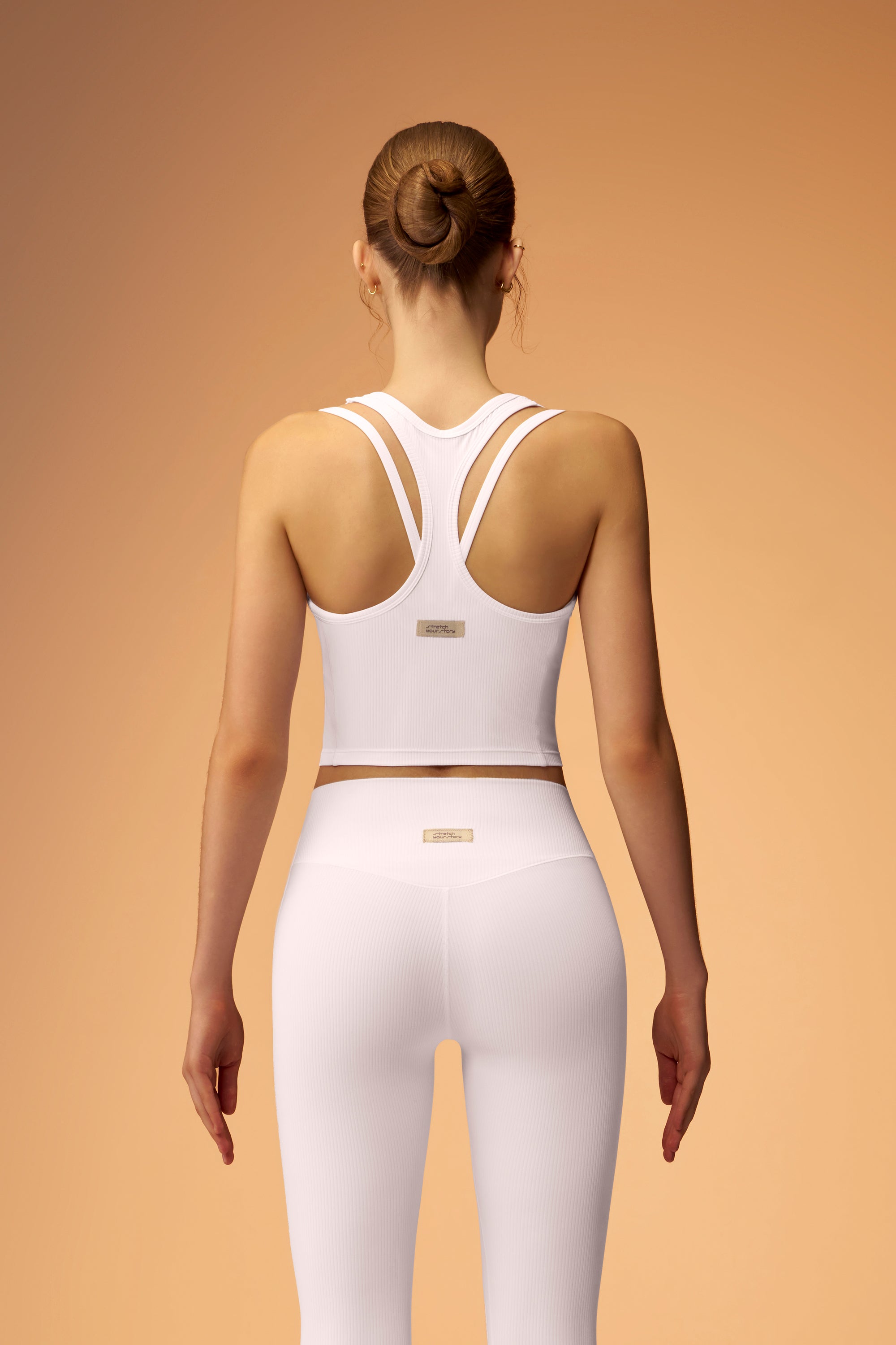 ButterEase™ Layered Longline Bra - White