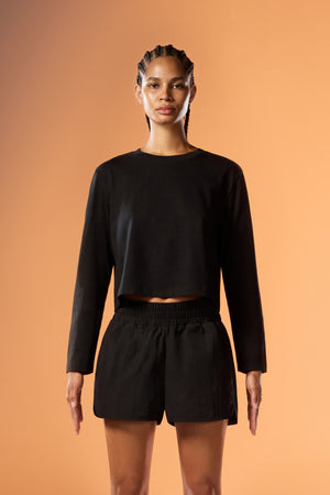 Essential Cropped Long Sleeve