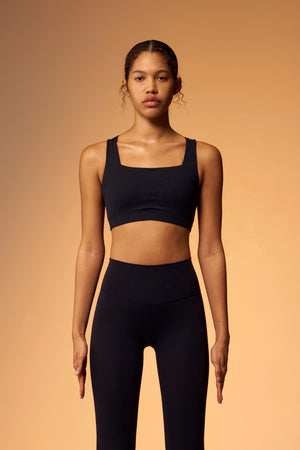 ButterFlow™ Square Neck Bra B/C Cups - Black