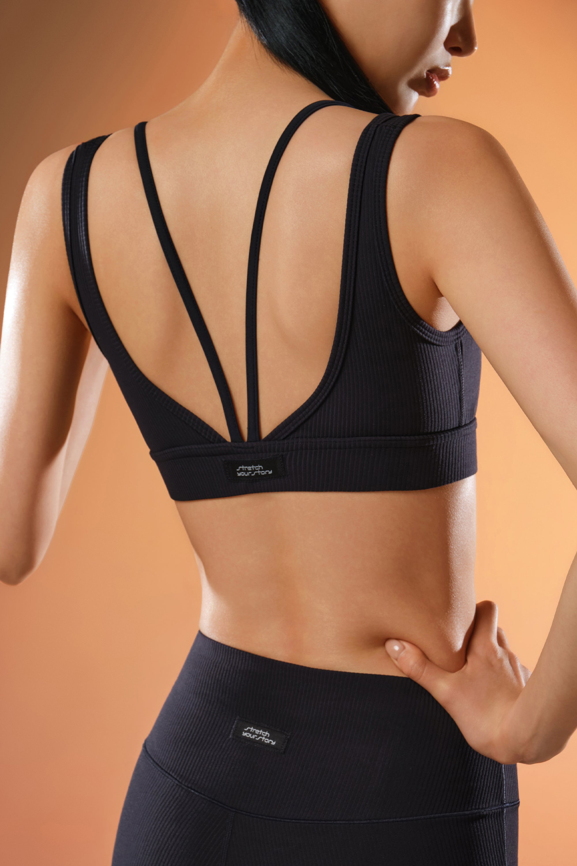 ButterEase™ Layered Bra - Black