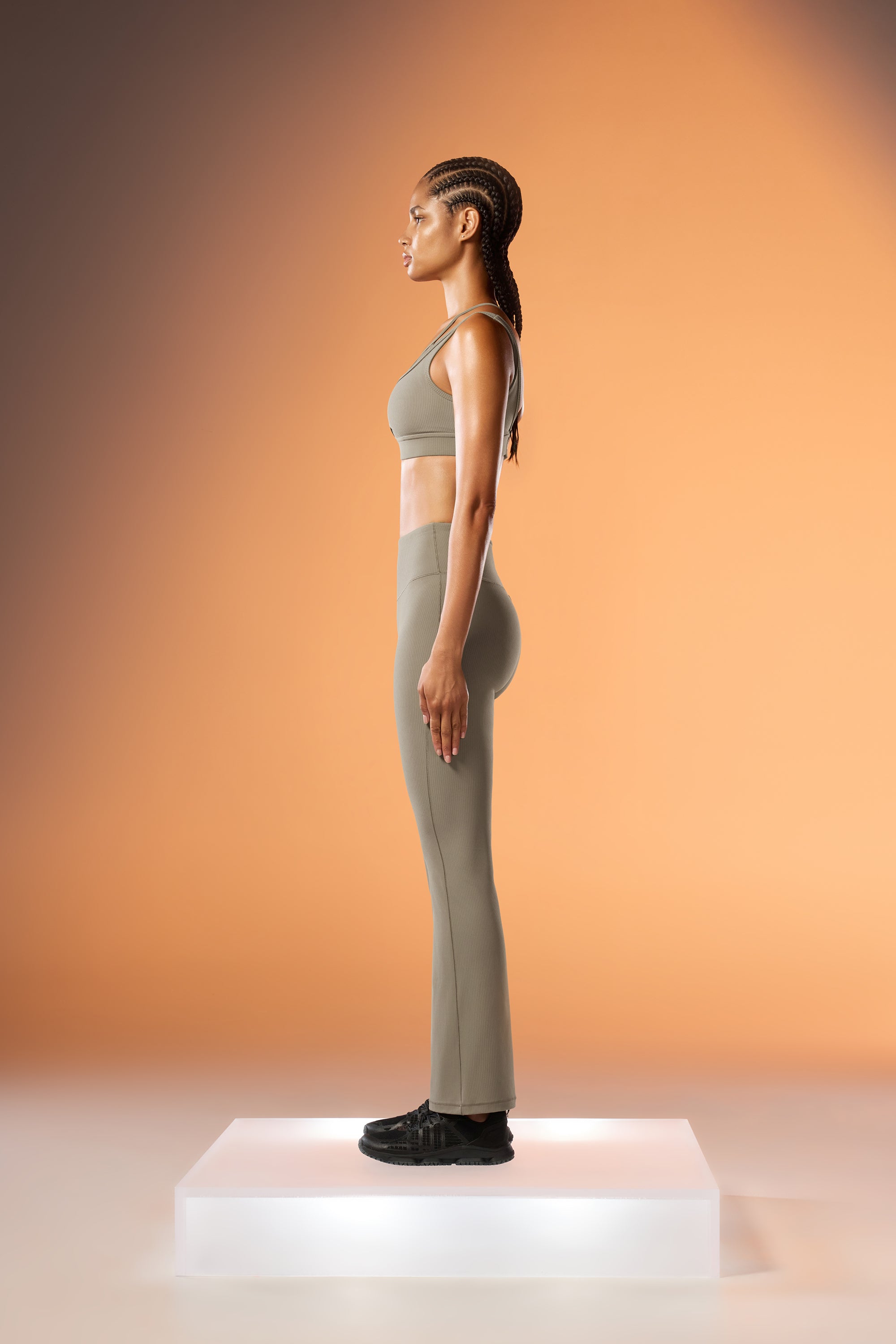 ButterEase™ Flare Legging - Fog Brown