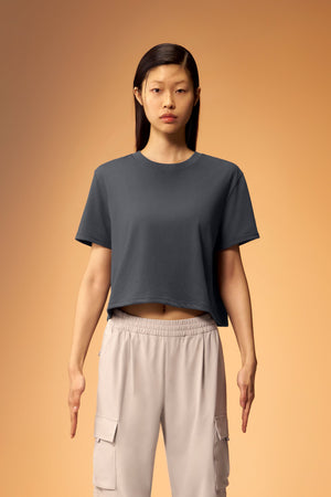 Essential Relaxed-Fit Cropped Short Sleeve