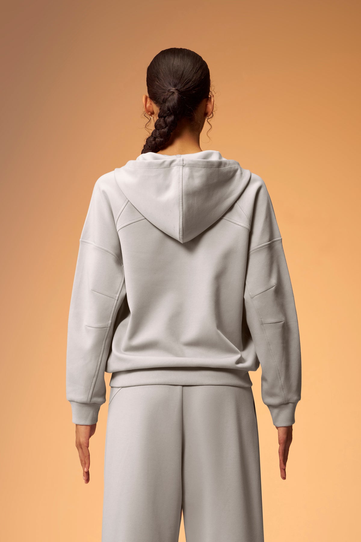 Easy Soft Oversized Full-Zip Hoodie - Hushed Beige
