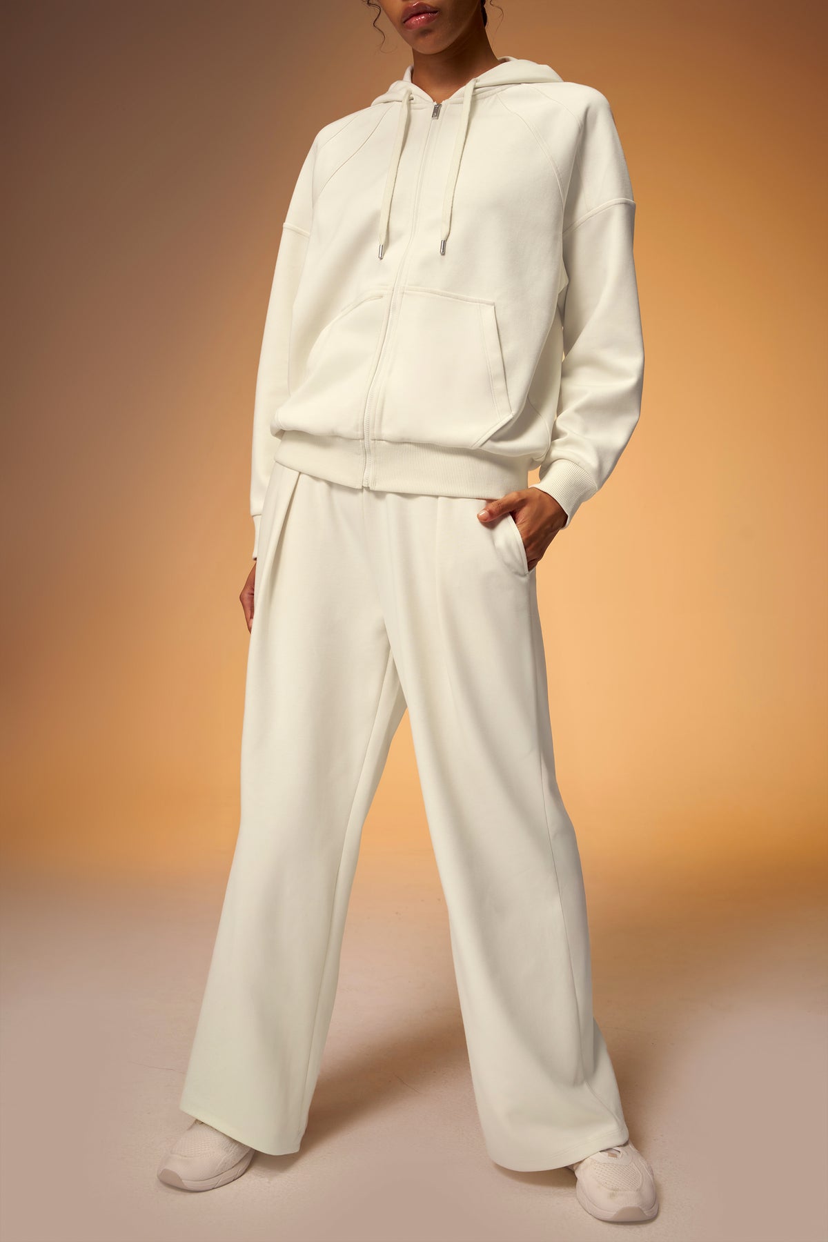 Easy Soft Wide Leg Pant - Light Beige