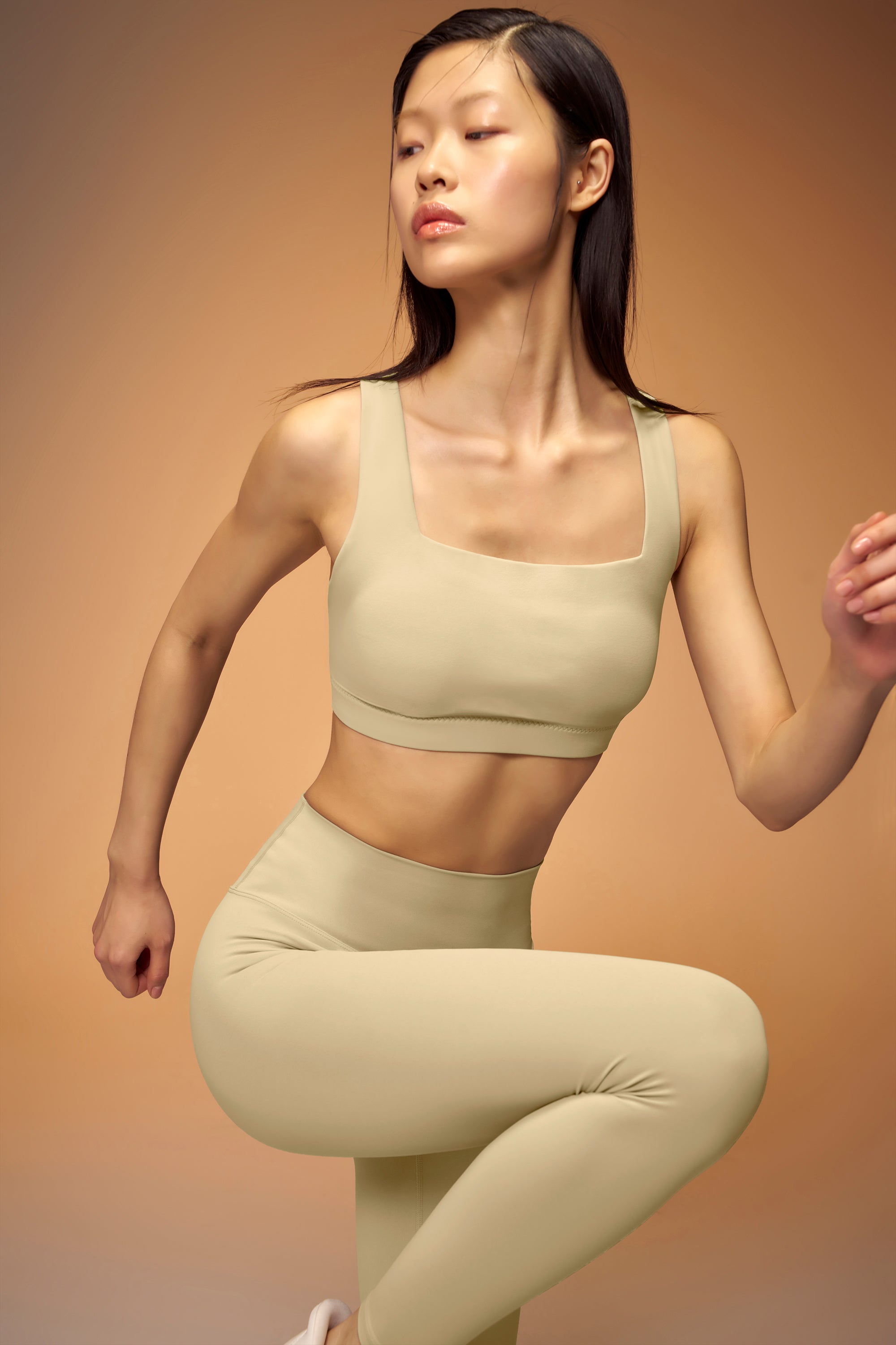 ButterFlow™ High-Rise Legging - Oatmeal Beige
