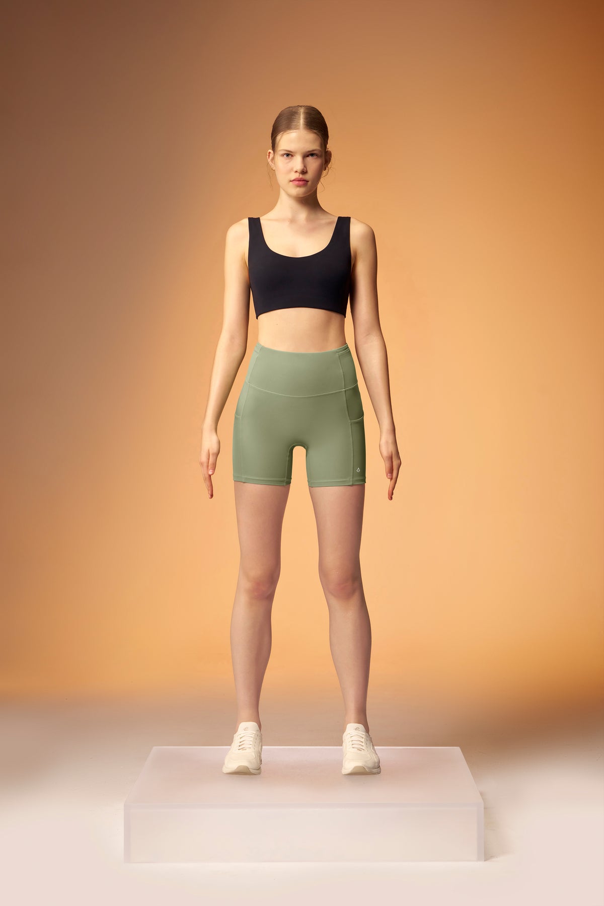 ButterFlow™ Pocket Biker Short 6" - Tea Green