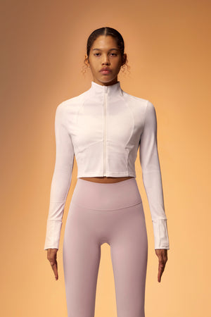 Slim-Fit Cropped Jacket