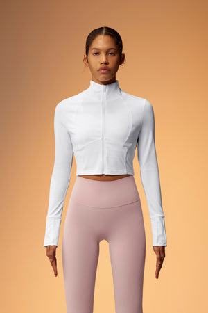 Slim-Fit Cropped Jacket