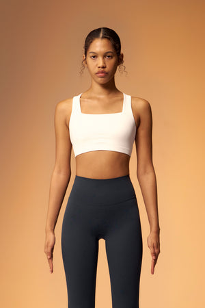 ButterFlow™ Square Neck Bra B/C Cups - White