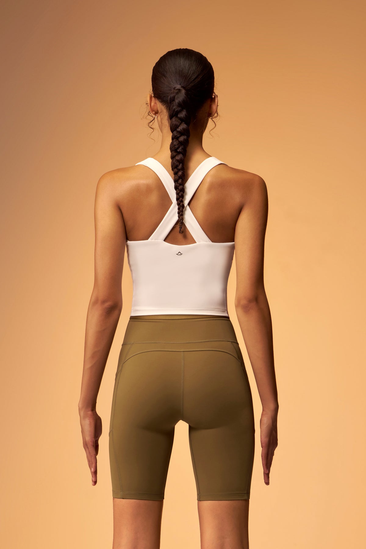 ButterFlow™ Square Neck Longline Bra B/C Cups - White