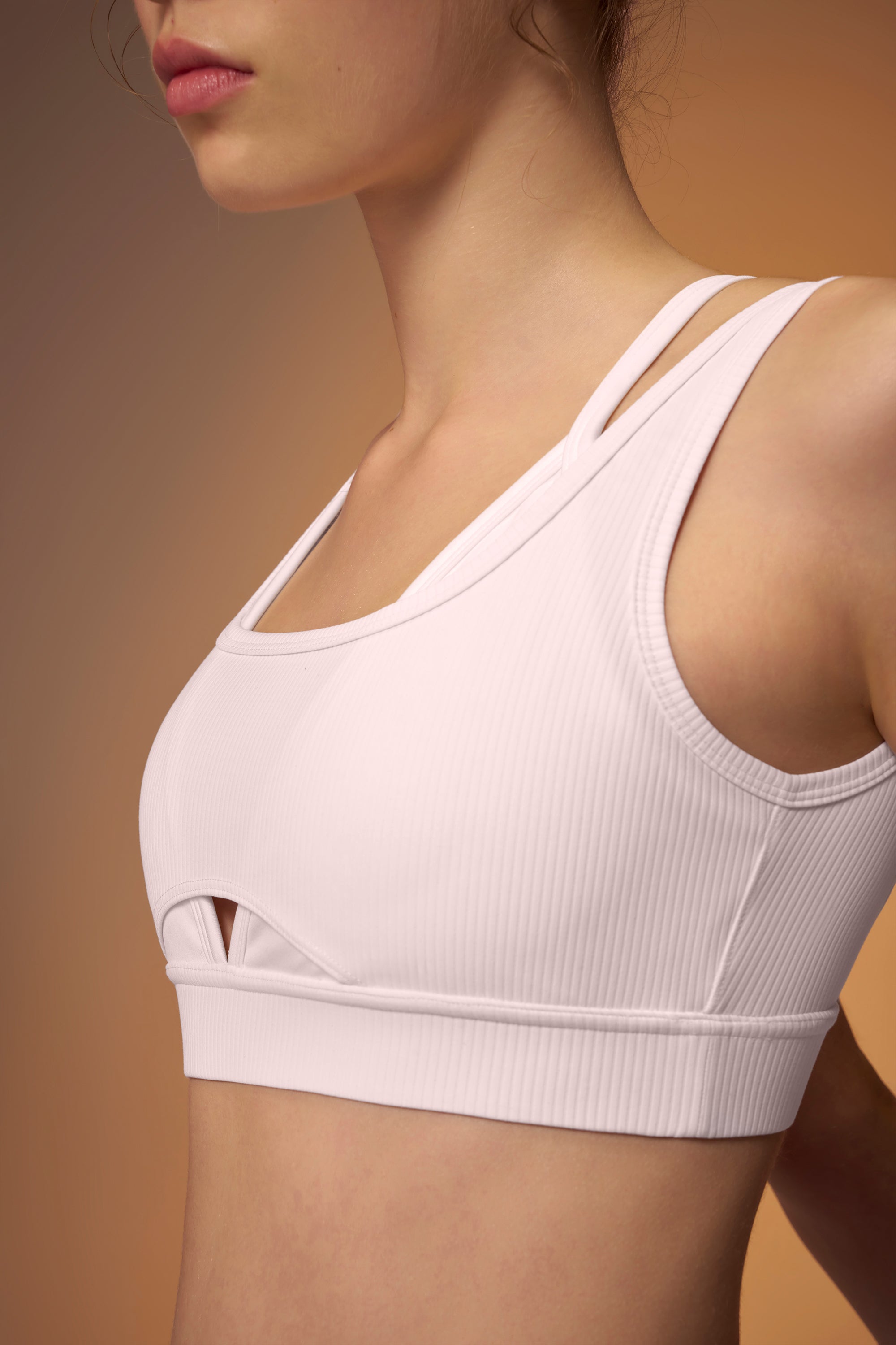 ButterEase™ Layered Bra - White
